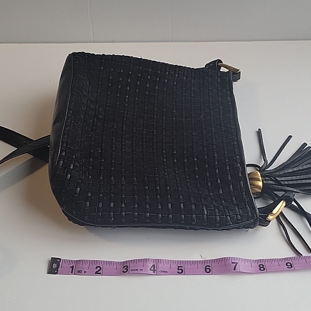 Sharif Woven Leather Bag - Picture 16 of 16